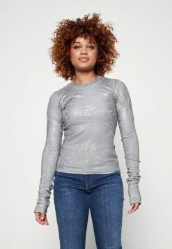 Diesel T-SALLY - Long Sleeved Top - White/gray 8 Diesel T-SALLY - Long Sleeved Top - White/gray -Diesel shop ee9f69e42f364cc997e71e87c6a16a75