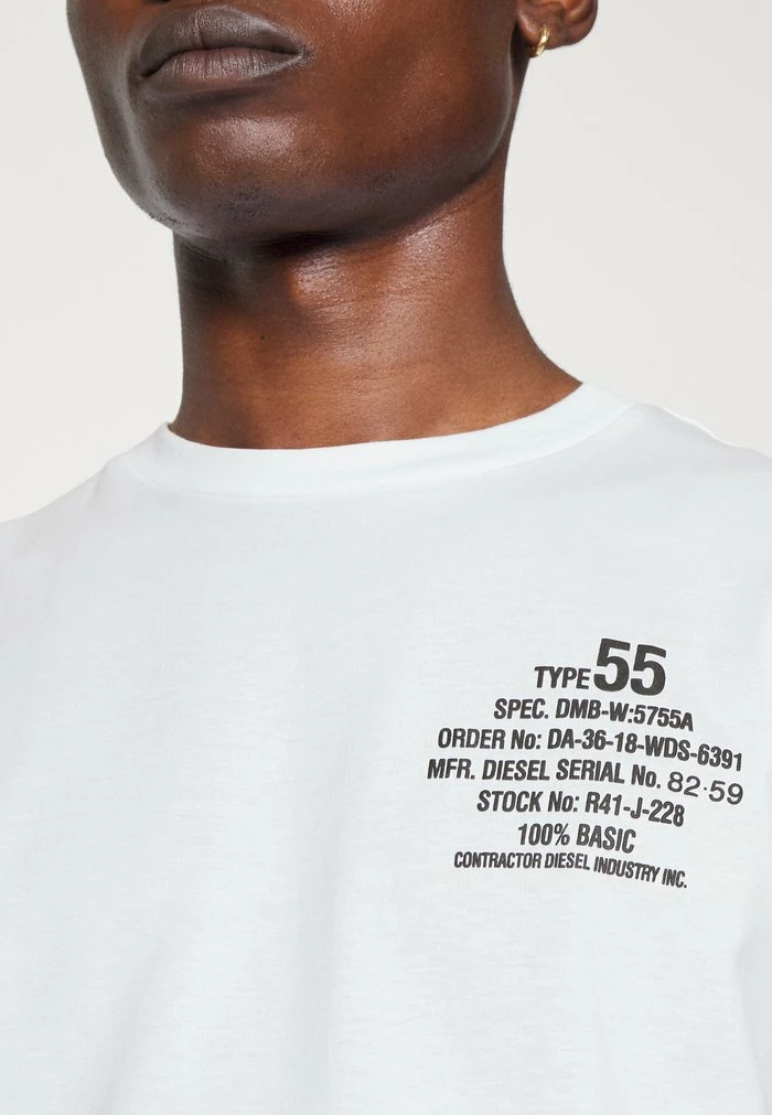 Diesel DIEGOR - Print T-shirt - 0grai 100 6 Diesel DIEGOR - Print T-shirt - 0grai 100 - Image 6