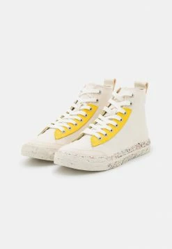 Diesel S-ATHOS MID - High-top Trainers - White/yellow 8 Diesel S-ATHOS MID - High-top Trainers - White/yellow -Diesel shop ef502e31e9eb43d493188ffabf232ef1
