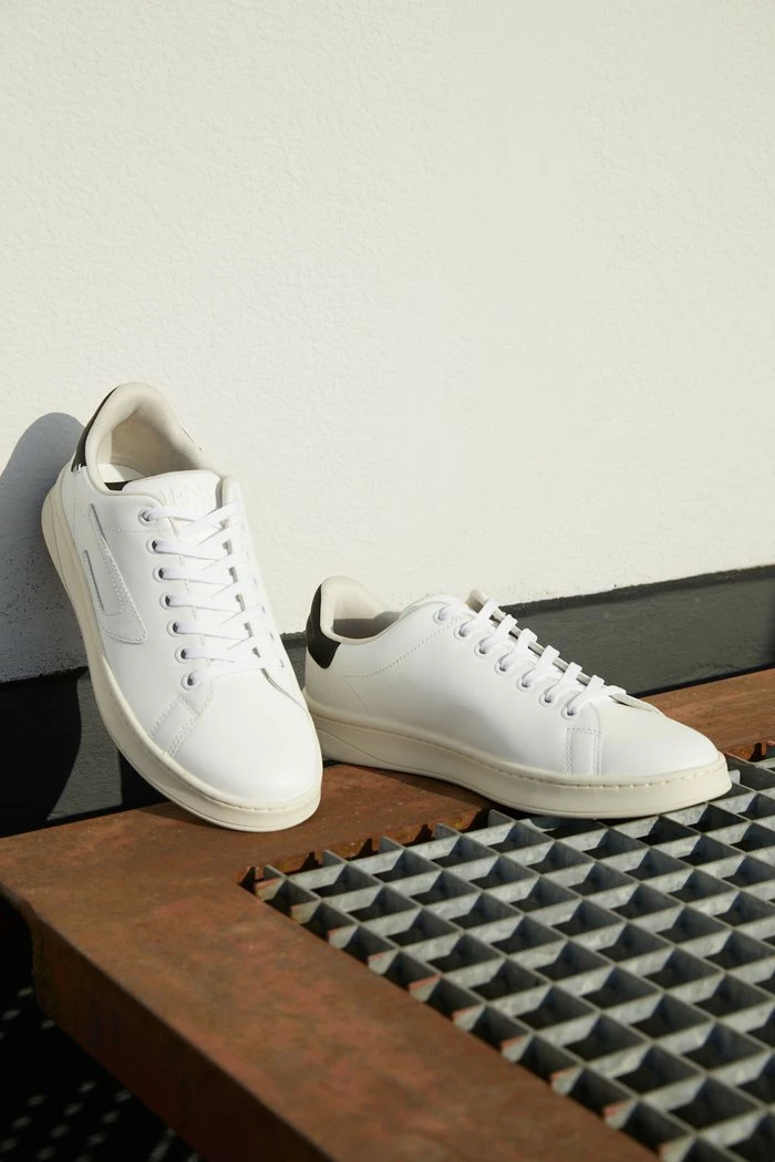 Diesel S-ATHENE LOW W - Trainers - White/black 4 Diesel S-ATHENE LOW W - Trainers - White/black - Image 4