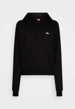 Diesel REGGY HOOD DOVAL - Sweatshirt - Black -Diesel shop f2fd08dcf49c4f4e9bb26cd1afac1b99