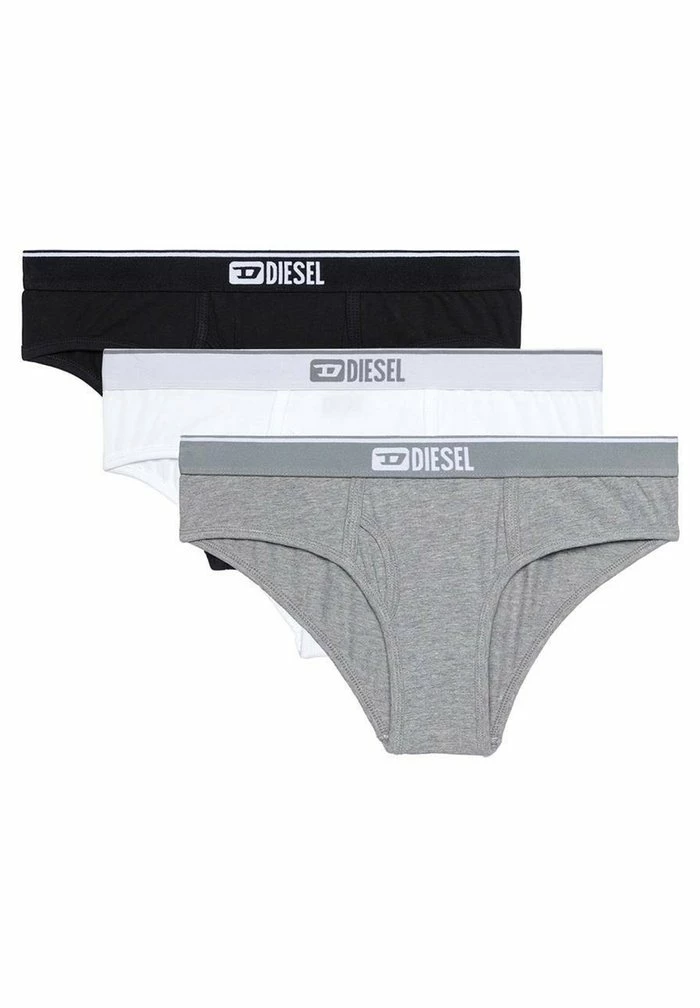Diesel OXYS 3ER-PACK - Briefs - White/gray/black 2 Diesel OXYS 3ER-PACK - Briefs - White/gray/black - Image 2