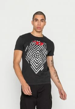 Diesel DIEGOR - Print T-shirt - Black