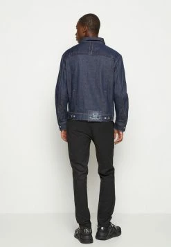 Diesel D-SFERA-CDN - Denim Jacket - Dark Blue -Diesel shop f5a5cea5f41e4b8eb63ff2feb525ac80