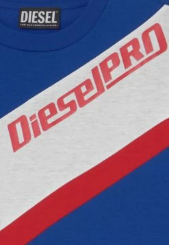 Diesel TROCKY OVER - Print T-shirt - Bright Blue -Diesel shop f687046459e545f895ec1cb224e2556f