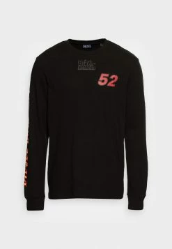 Diesel Long Sleeved Top - Black -Diesel shop f6cfe7f720274d0aa16d3e45a3ee4856