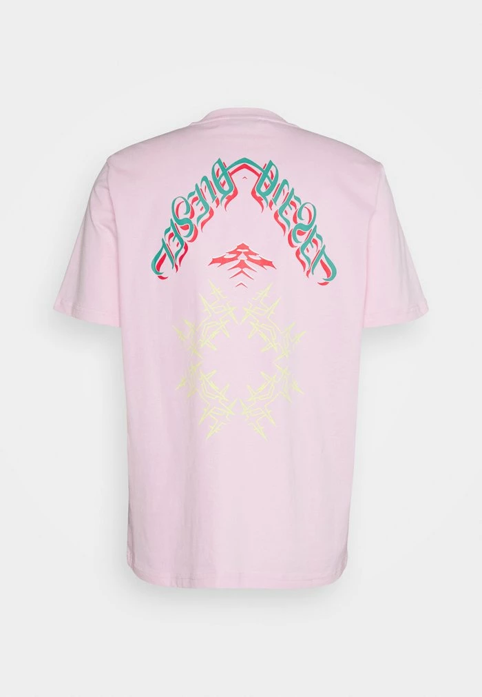 Diesel T-JUST-E14 - Print T-shirt - Rosa 2 Diesel T-JUST-E14 - Print T-shirt - Rosa - Image 2