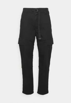 D-KROOLEY-CARGO-NE DIESEL LIBRARY - Cargo Trousers - Black Denim