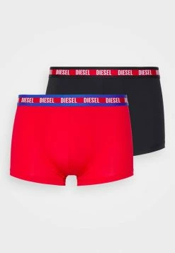 Diesel 2 PACK - Pants - Black/red