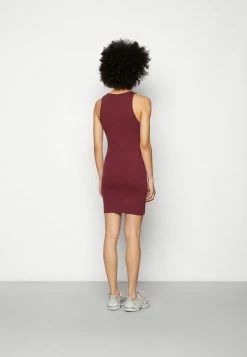 Diesel D-TANK-D - Jersey Dress - Deep Red -Diesel shop fce0ab4fe0e94a2d990edf6f1c5a1b0f
