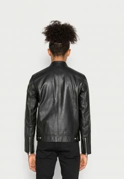 Diesel L-BOY-CL - Leather Jacket - Black -Diesel shop fd4d7bb68f074b7bbefef5401a0f99e8