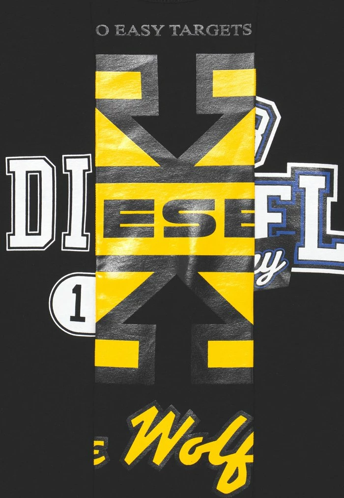 Diesel TDIEGIE UNISEX - Print T-shirt - Nero 3 Diesel TDIEGIE UNISEX - Print T-shirt - Nero - Image 3