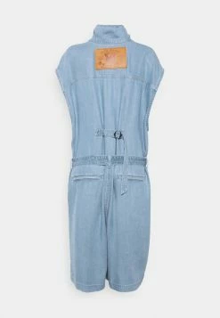 Diesel DE-CORAL-S-SP - Jumpsuit - Light Blue -Diesel shop ffc233eb67674601a1223ce1df1b4225